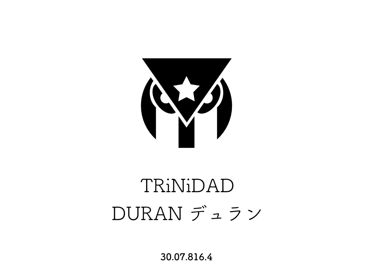 バレル】TRiNiDAD DRUAN トリニダード デュラン 松元大奉モデル – 501